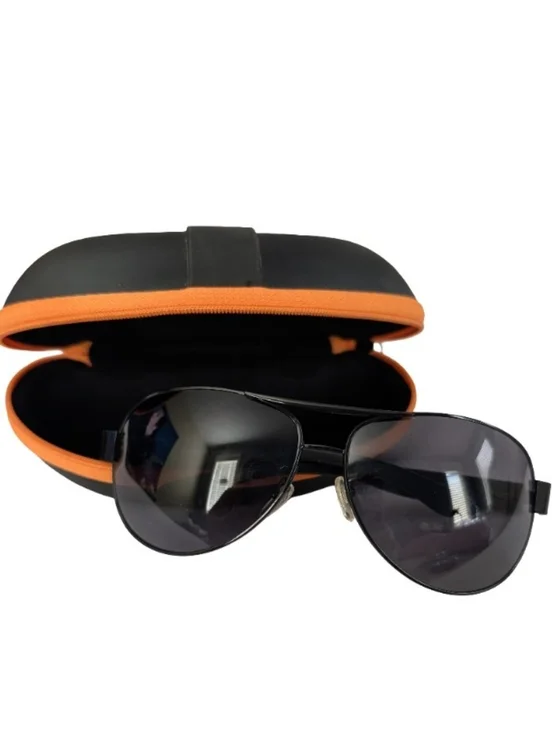 Sins Eyewear Aviator Sunglasses Protective Case Lens Black - Picture 1 of 9